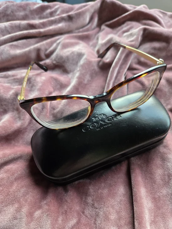 Coach Women's Eyeglasses HC 6113 5485 Dark Tortoise Butterfly Frame 53 18 - Picture 2 of 15